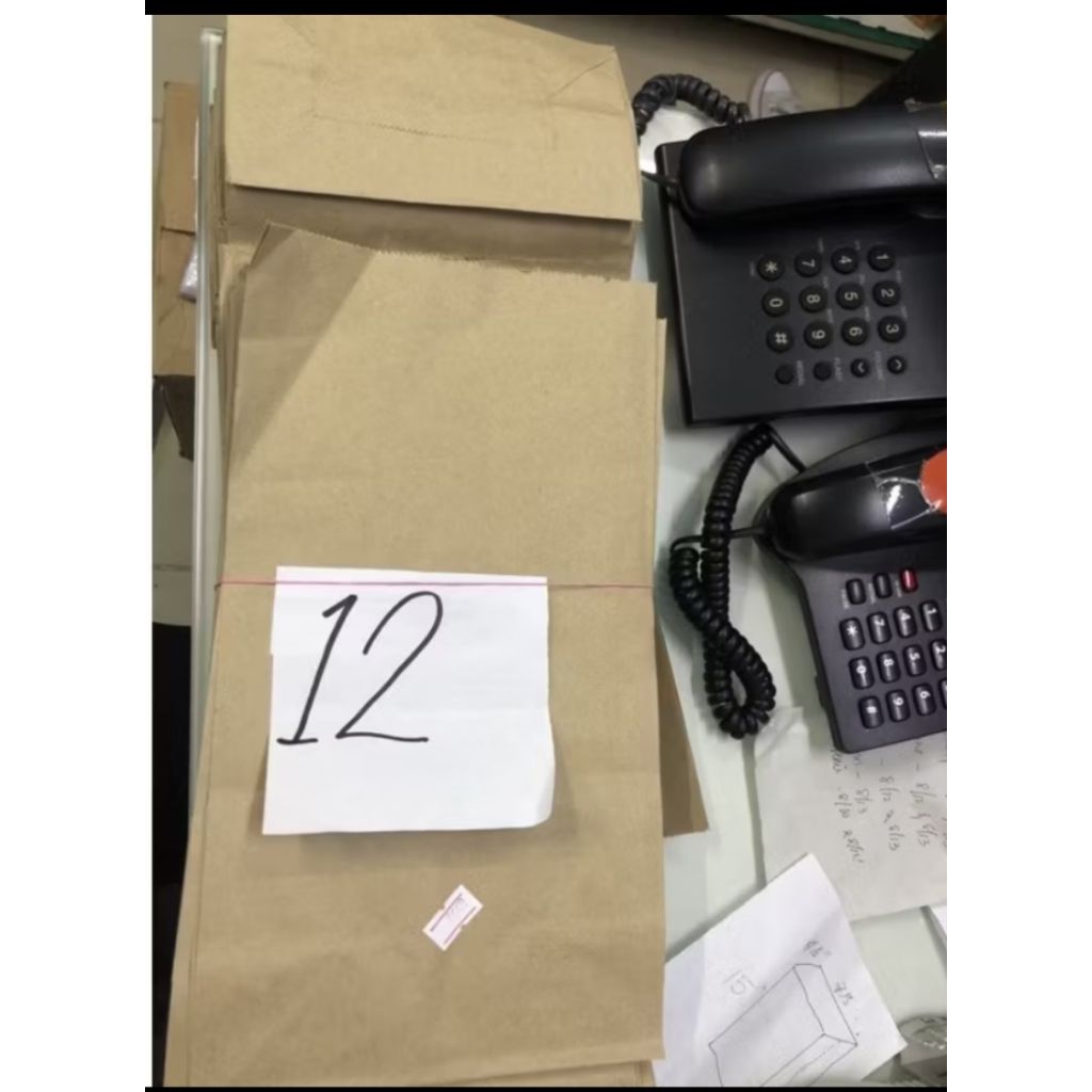 Supot 12 100 pcs 7x12.5x4 Brown Paper Bags | Shopee Philippines