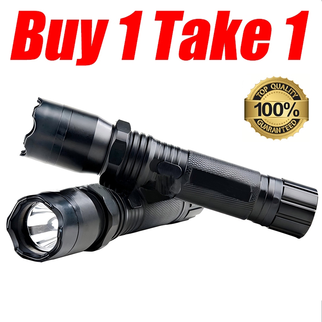 Shop flashlight rechargeable heavy duty for Sale on Shopee Philippines