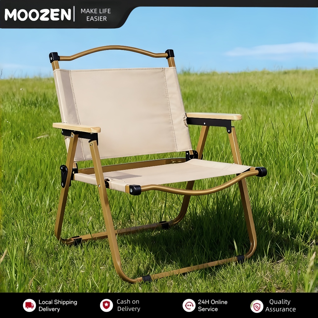 MOOZEN | Sturdy Folding Kermit Camping Chair – Great Companion for ...