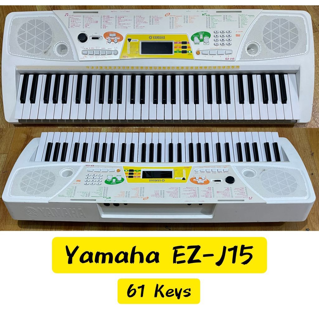 Yamaha EZ-J15 (61 Keys) Japan Surplus Keyboard Piano | Shopee