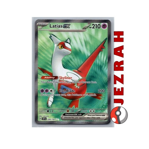 220 191 pokemon card Latias ex  220/191  Elite4TCG your opponent takes 2 Prize cards. PSA 10 Iron Crown ex