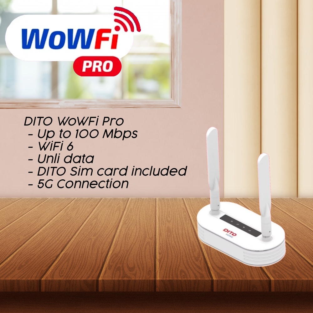 BRAND NEW DITO WoWFi Pro Internet Modem 5G 4G | Shopee Philippines