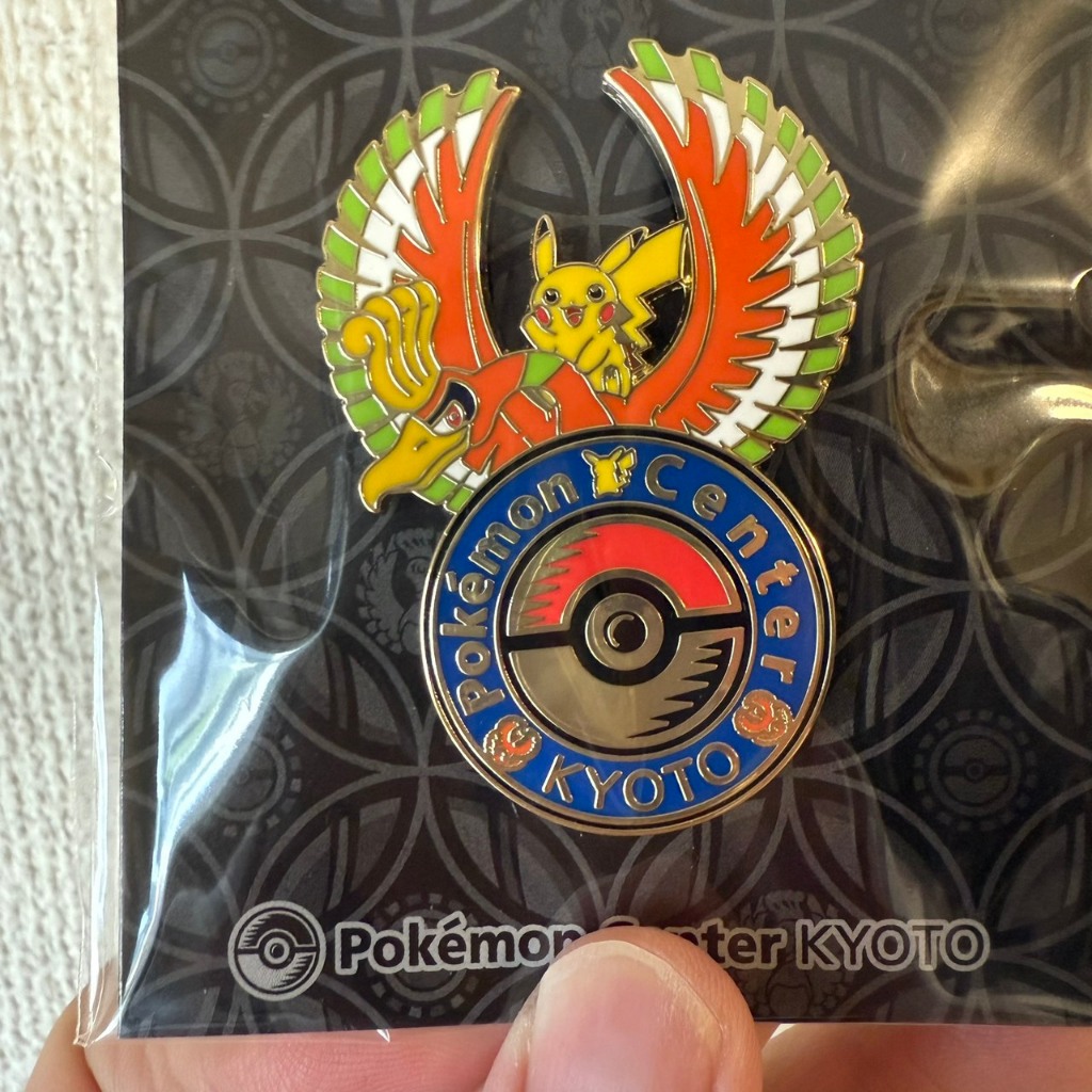 Pokemon Center Limited Logo Pin Badge Osaka Shinsaibashi Kyoto