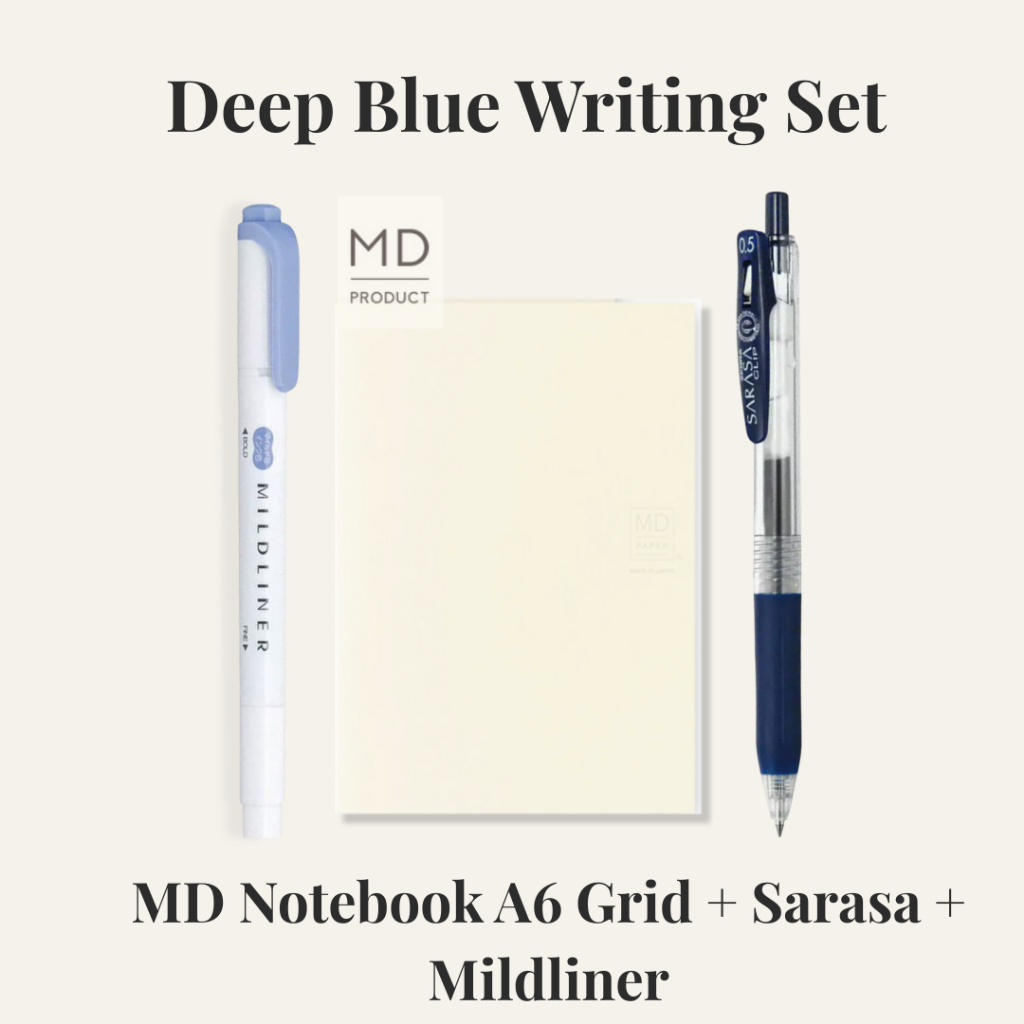 MD Light Notebook Starter Set (Blue) – Valentine’s Gift Idea | Shopee ...