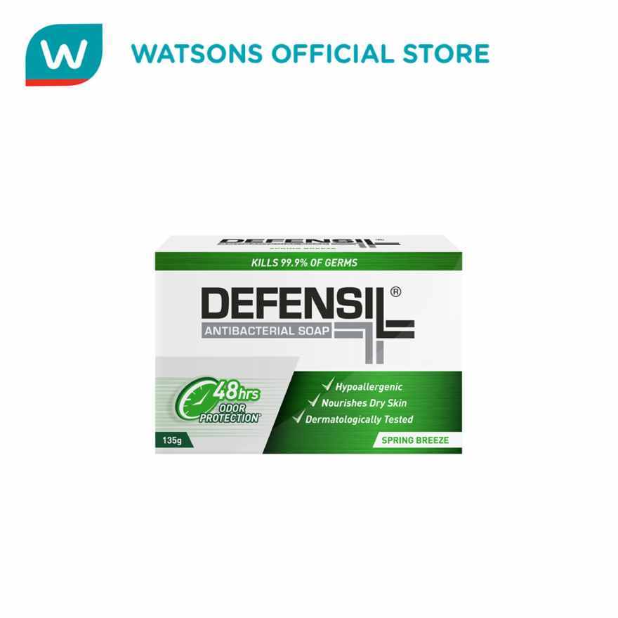 DEFENSIL Antibacterial Soap Spring Breeze 135g | Shopee Philippines