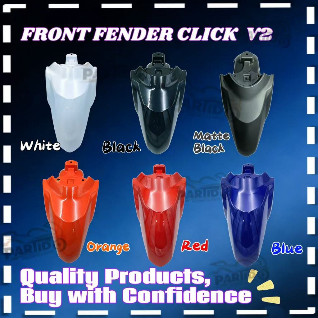 Honda Click 125i V2 Front Fender - Perfect Fit for Honda Click 125i V2 ...