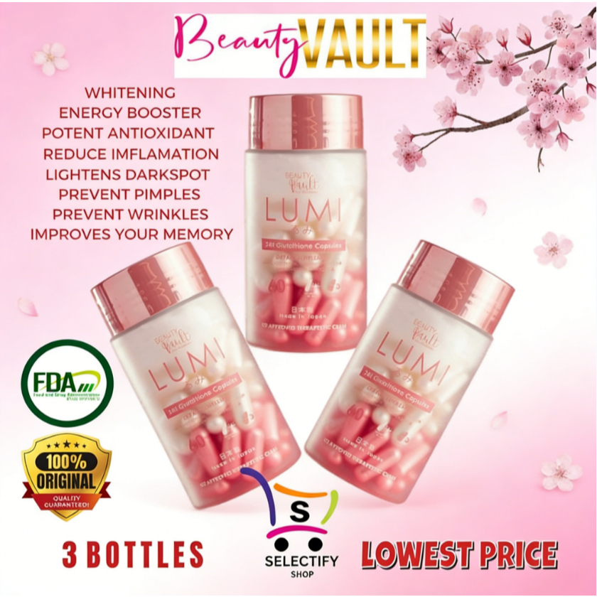 LUMI Glutathione Collagen Capsule Beauty Vault Vitamins C and E Food  Supplement | Shopee Philippines