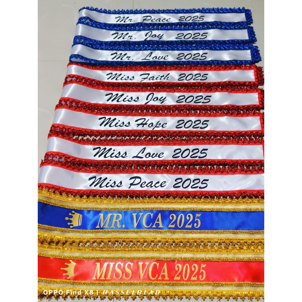 Shop sash for pageant for Sale on Shopee Philippines