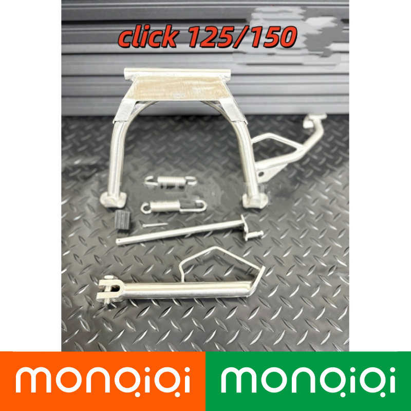 Stainless Center Stand and Side Stand for Honda Click 125/150 | Shopee ...