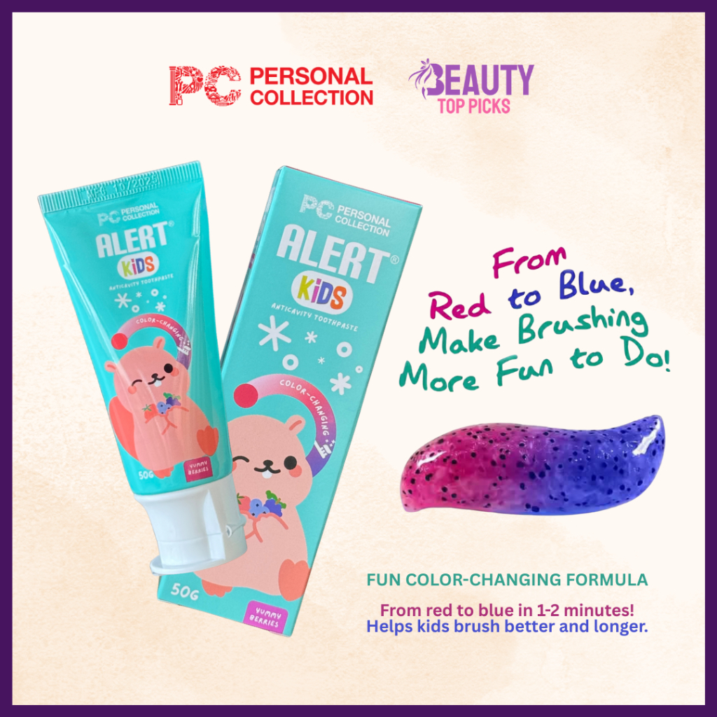 PC Alert Kids Color-Changing Anticavity Toothpaste 50 g | Shopee ...