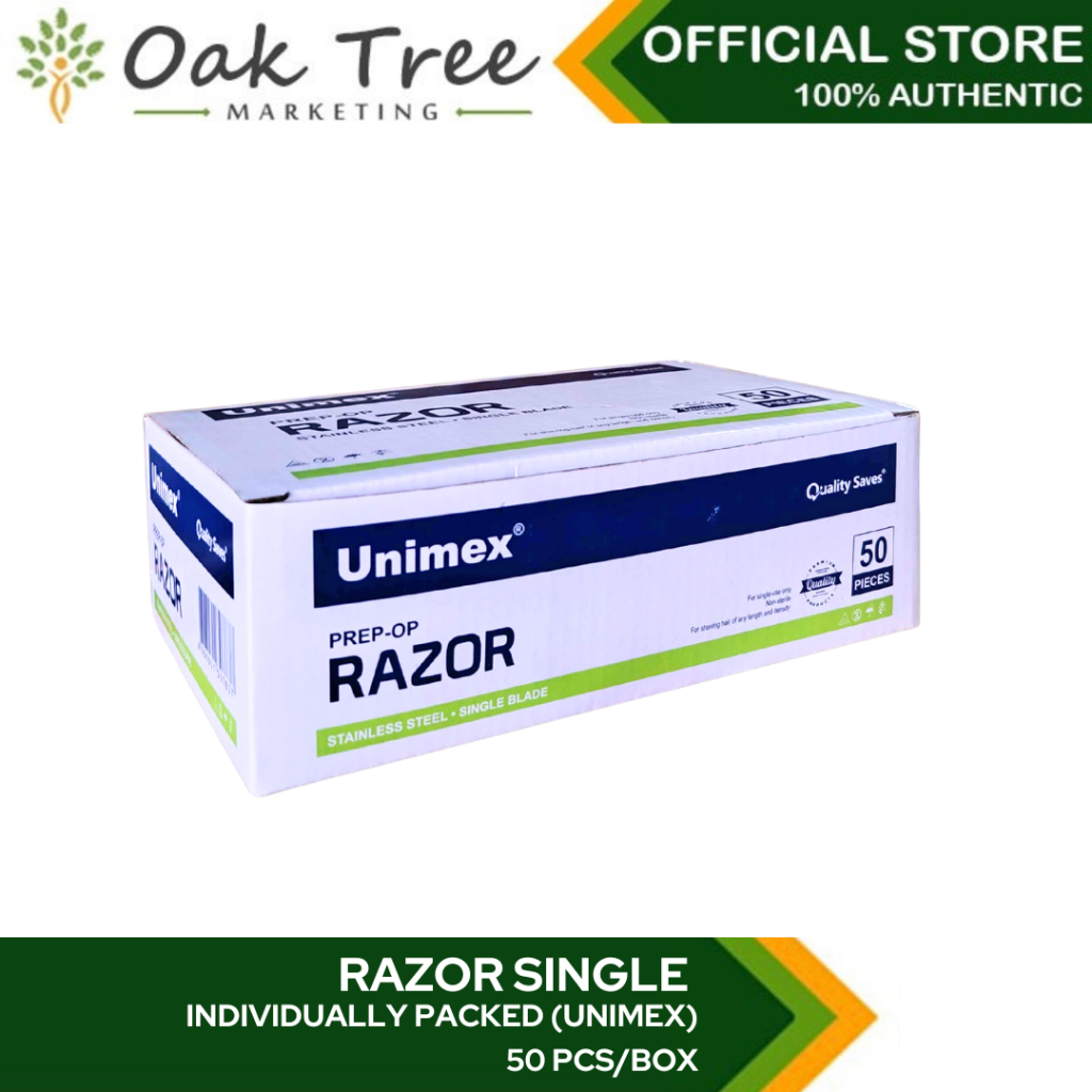 (UNIMEX) RAZOR SINGLE - INDIVIDUALLY PACKED DISPOSABLE | Shopee Philippines
