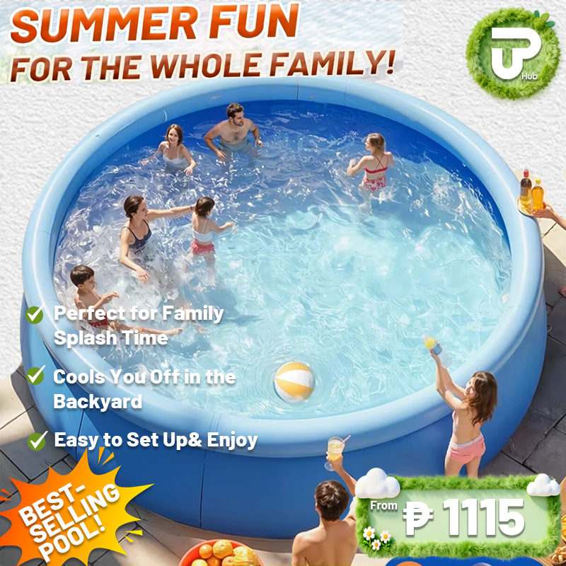 Inflatable swimming pool - Large round outdoor indoor water pool for ...