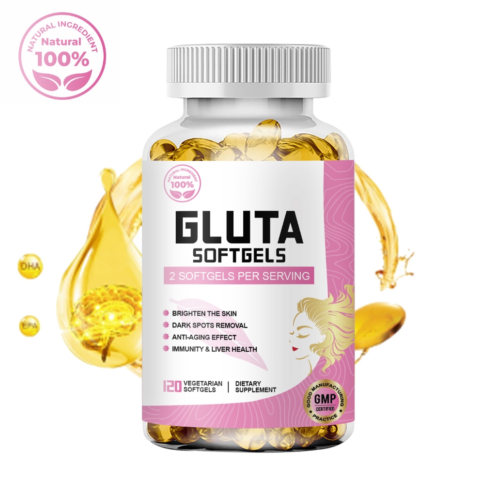 Gluta Glow Capsule Whitening Skin & Liver Health Beauty Skin Care  Anti-Aging Supplements