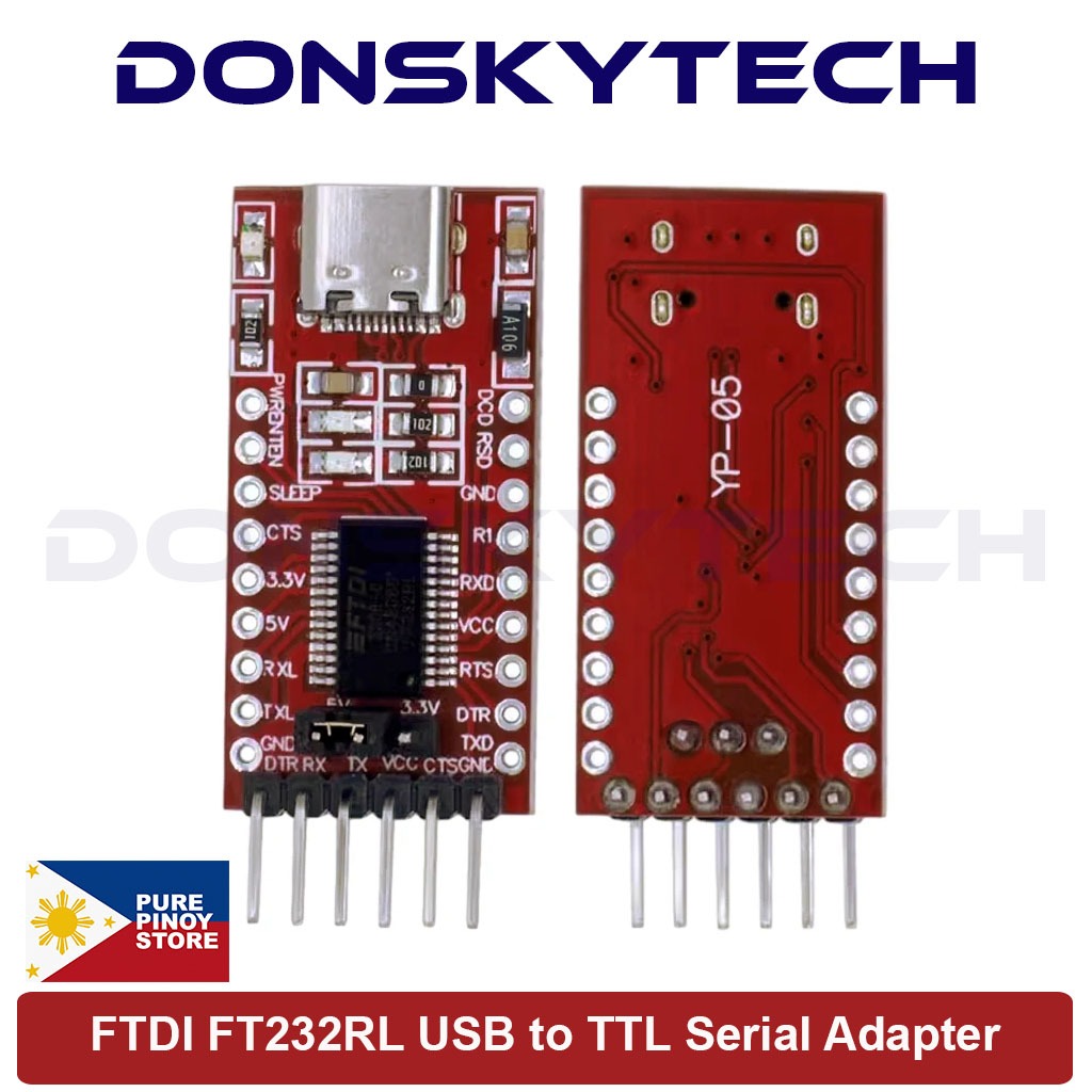 FT232RL FTDI USB To TTL Serial Adapter Module for Arduino FT232 Pro ...