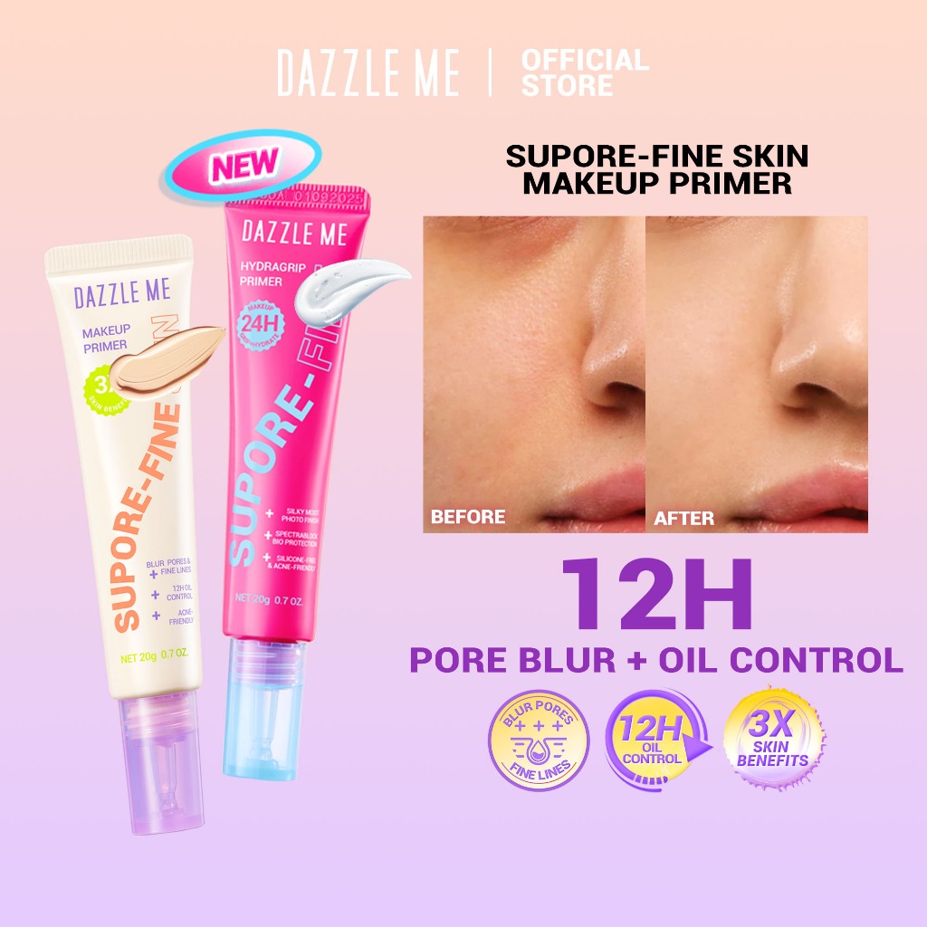 MOST LOVED! | DAZZLE ME Supore-Fine Skin Makeup Primer | Pore Blurring ...