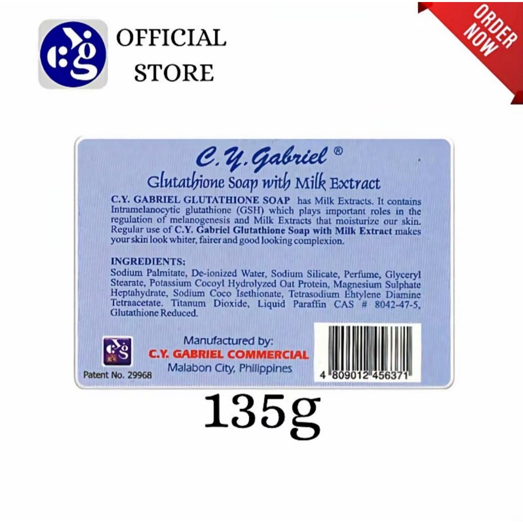 cy gabriel glutathione with milk TRIPLE VALUE PACK] C.Y Gabriel Glutathione w/ Milk Extract 135g