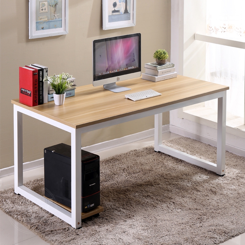 Home Office Table Dining Wood Table Computer Desk Student desk Desktop ...