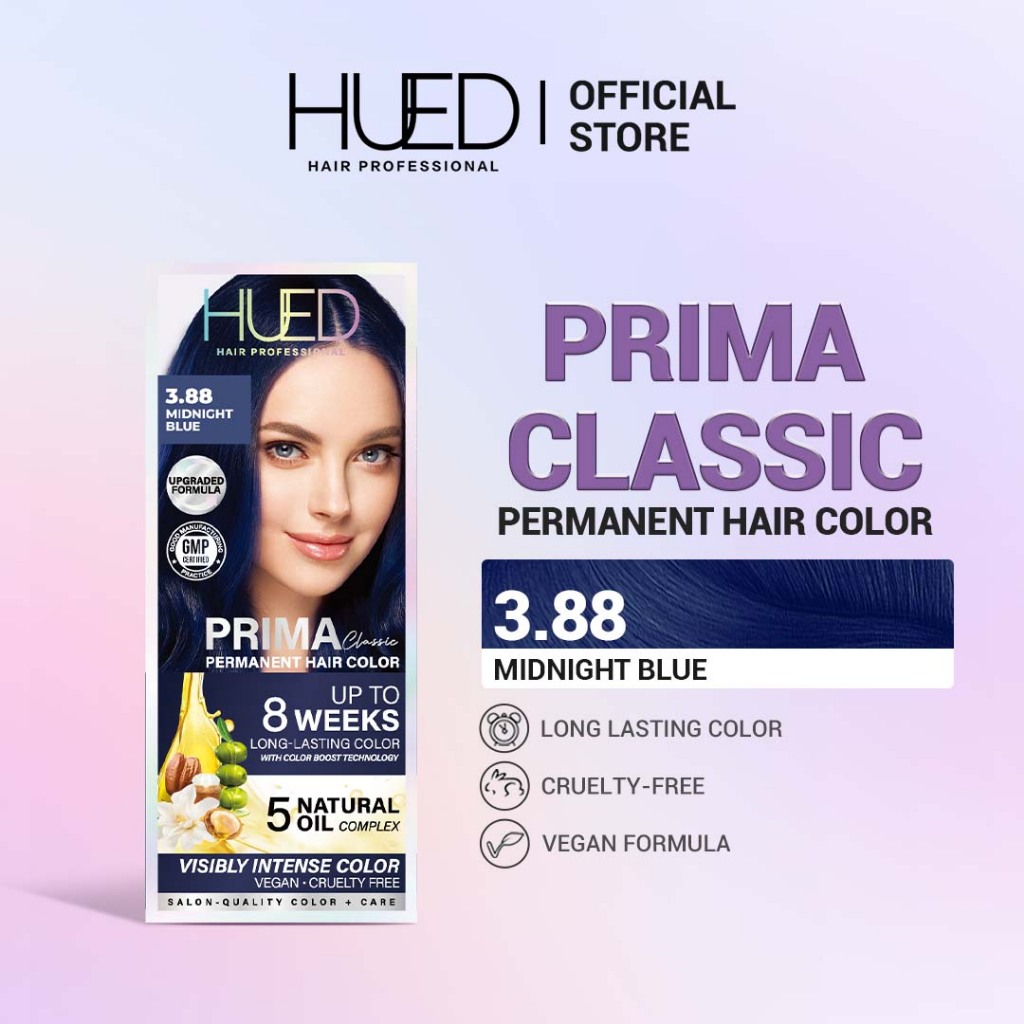 HUED PRIMA Classic Permanent Hair Color Upgraded Formula - 3.88 ...