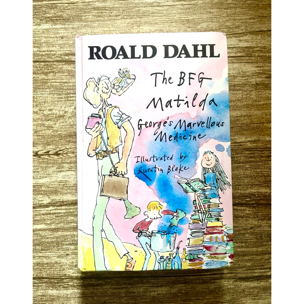 THE BFG, Matilda, George’s Marvellous Medicine by Roald Dahl (hardback ...