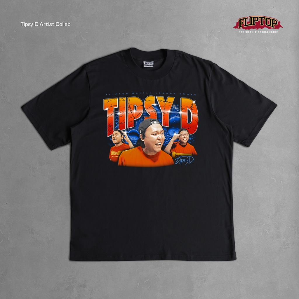 FLIPTOP EMCEE COLLAB T-SHIRT (TIPSY D) | Shopee Philippines