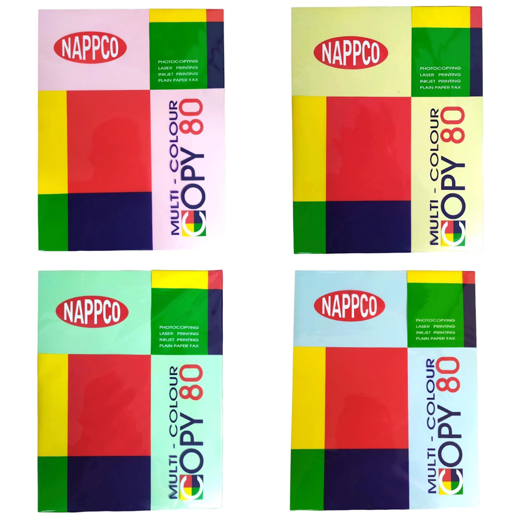 Nappco Multi-Colour Colored Bond Paper S-24 80gsm 500sheets One Ream ...