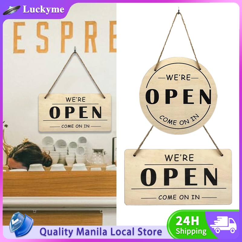 Open Close Signage Wall Signage Open Close Shop Hanging Sign Creative ...