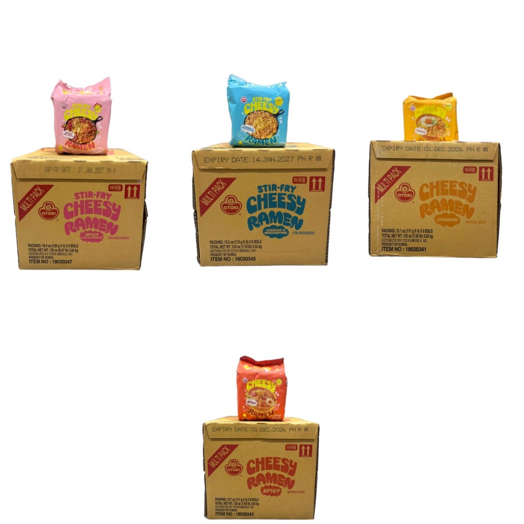 OTTOKI CHEDDAR CHEESY RAMEN NOODLES 1 BOX (32PCS) | Shopee Philippines