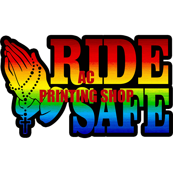 RIDESAFE WATERPROOF LAMINATED STICKERS | Shopee Philippines