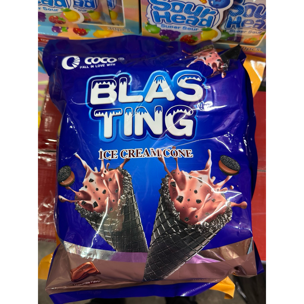 coco blasting ice cream cone chocolates 300g | Shopee Philippines