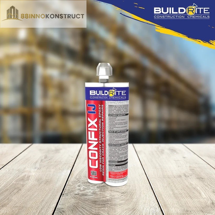 BUILDRITE CONFIX IJ - Low Viscosity Structural Epoxy Resin for Crack ...