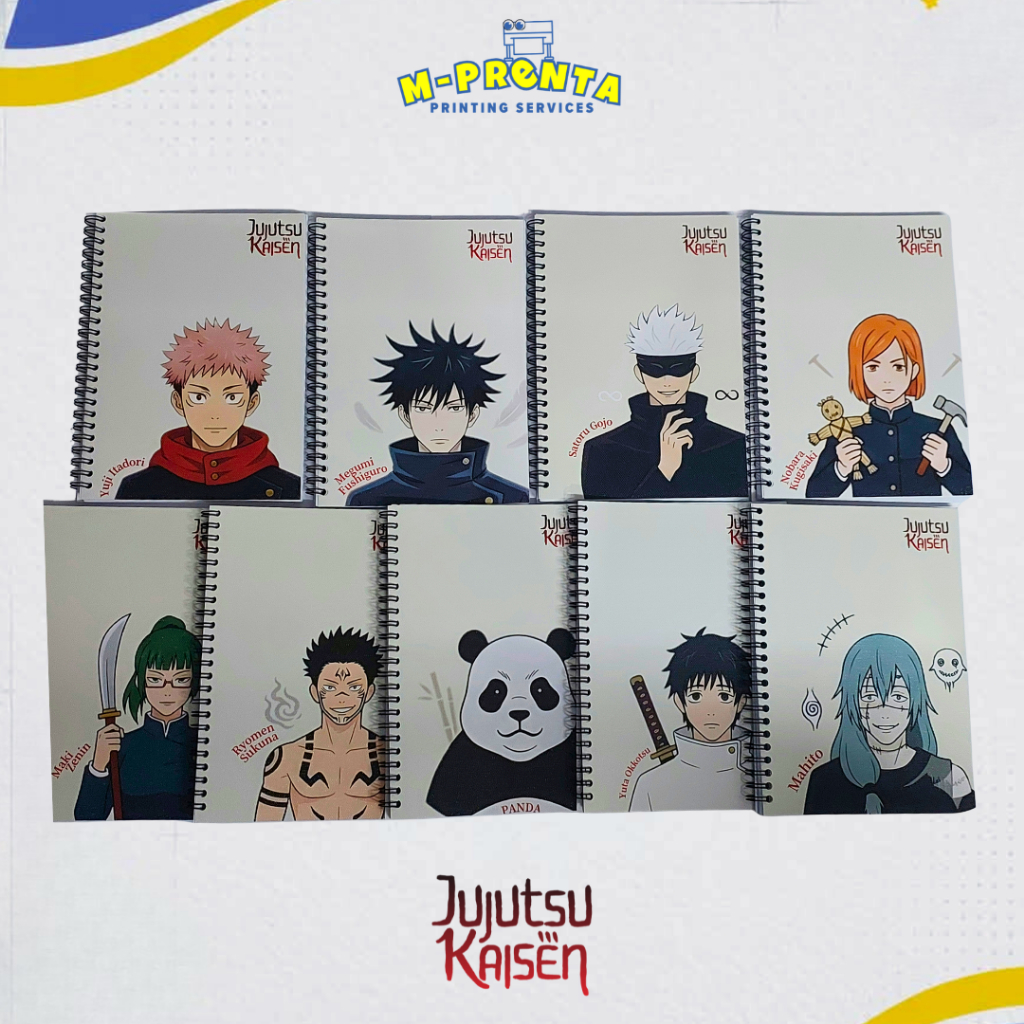 Jujutsu Kaisen A5 Spiral Notebook | Anime Notebook | Thick | Gojo Yuji ...