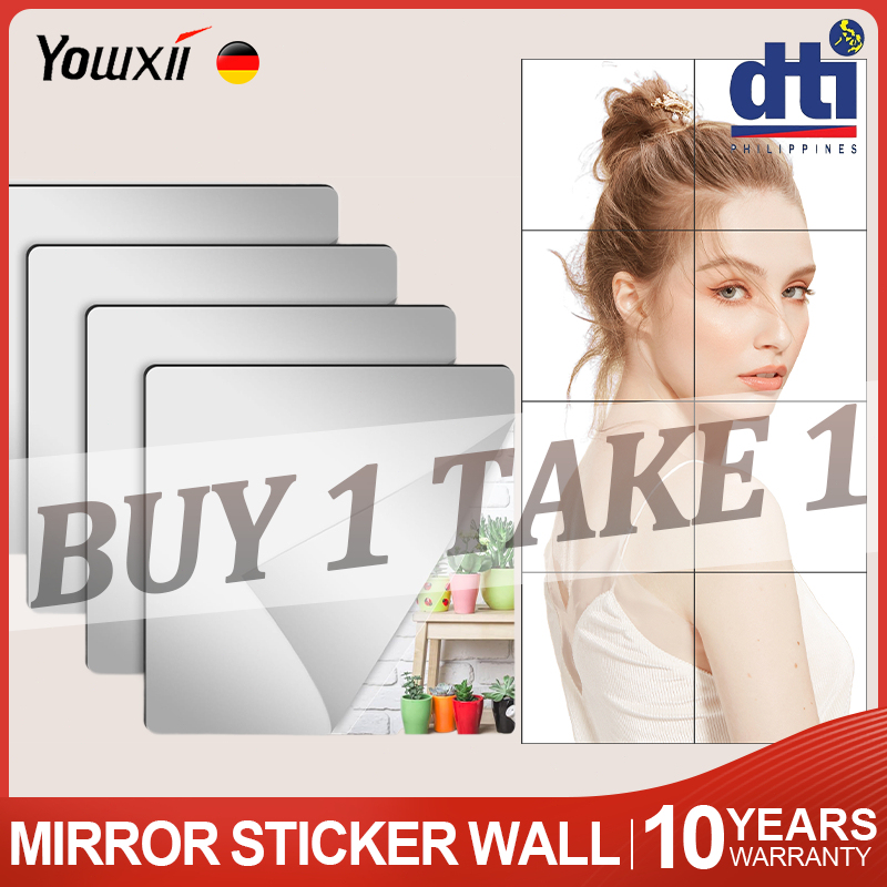 Shop mirror wall sticker for Sale on Shopee Philippines