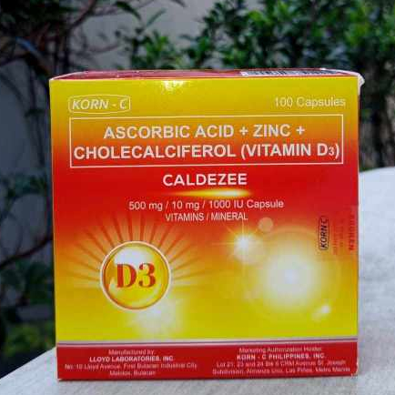 Caldezee Ascorbic Acid + Zinc + Vitamin D3 | Shopee Philippines
