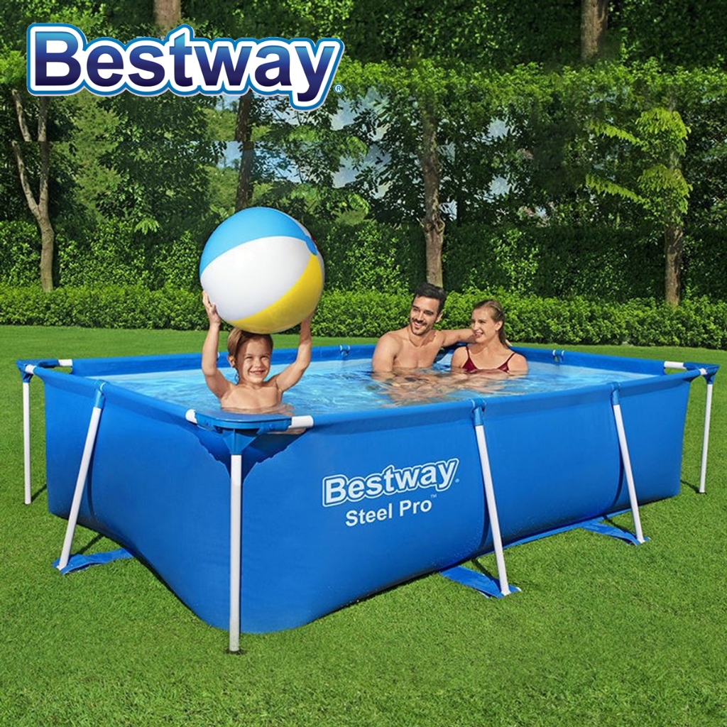 Swimming Pool Frame Above Ground Pool Outdoor Paddling Pool for Kids ...