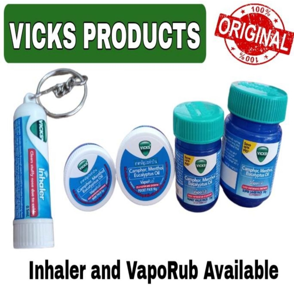 Vicks Inhaler and VapoRub (Available all Sizes) | Shopee Philippines
