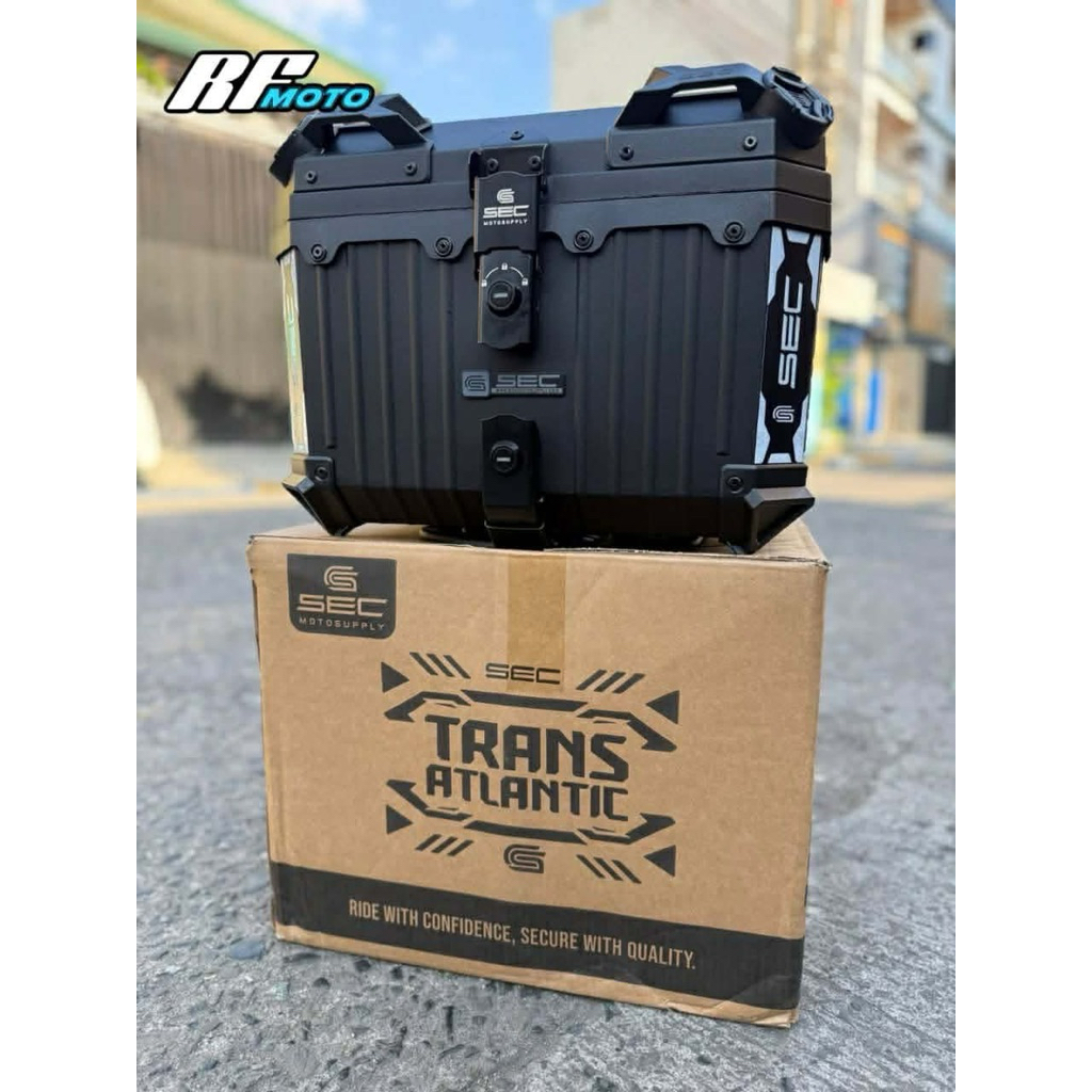 SEC LOOT BOX 45L Hard Plastic Top Box for Motorcycles | Shopee Philippines