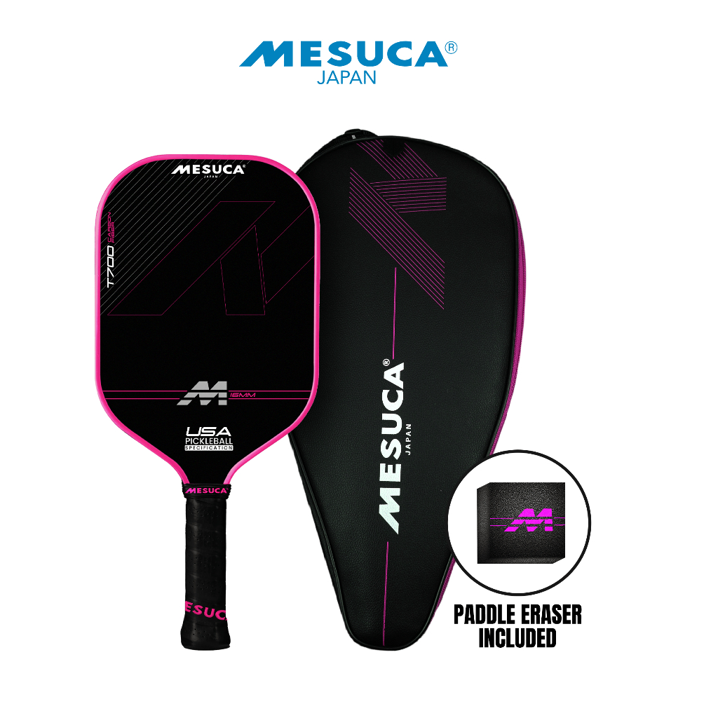 Mesuca Japan Sports | Pickleball Paddle T700 Carbon Thermoformed 16mm ...