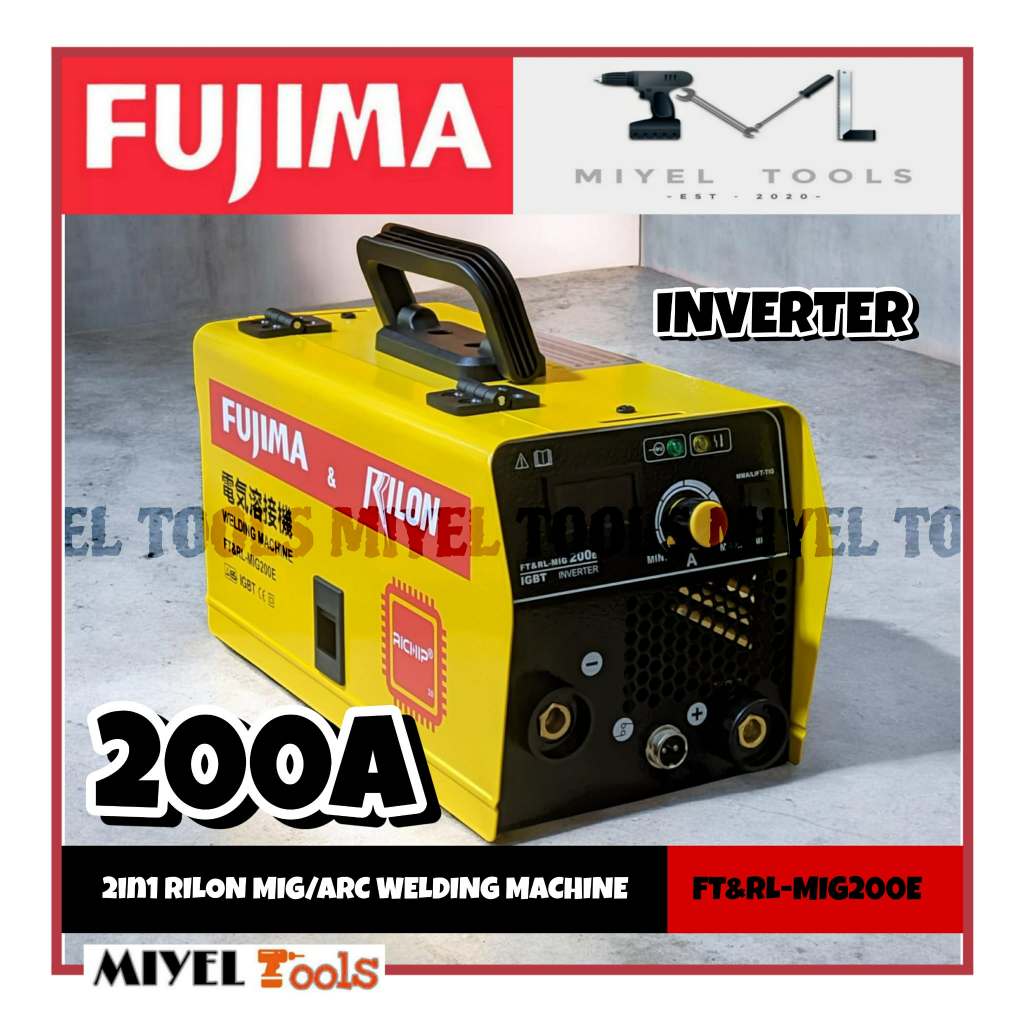 FUJIMA RILON MIG / ARC WELDING MACHINE 200A FT&RL-MIG200E | Shopee ...