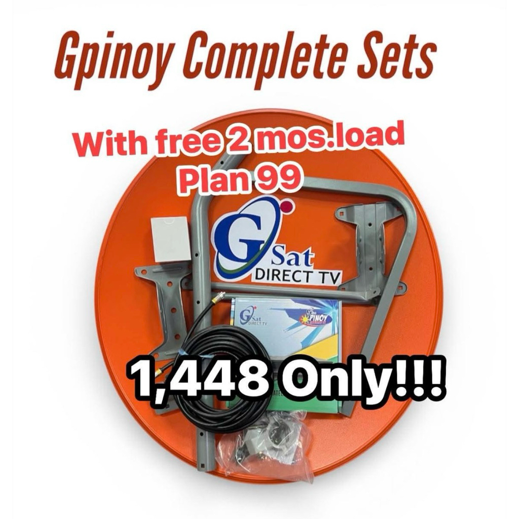 GSAT PINOY COMPLETE SETS WITH FREE 2 MONTHS LOAD | Shopee Philippines