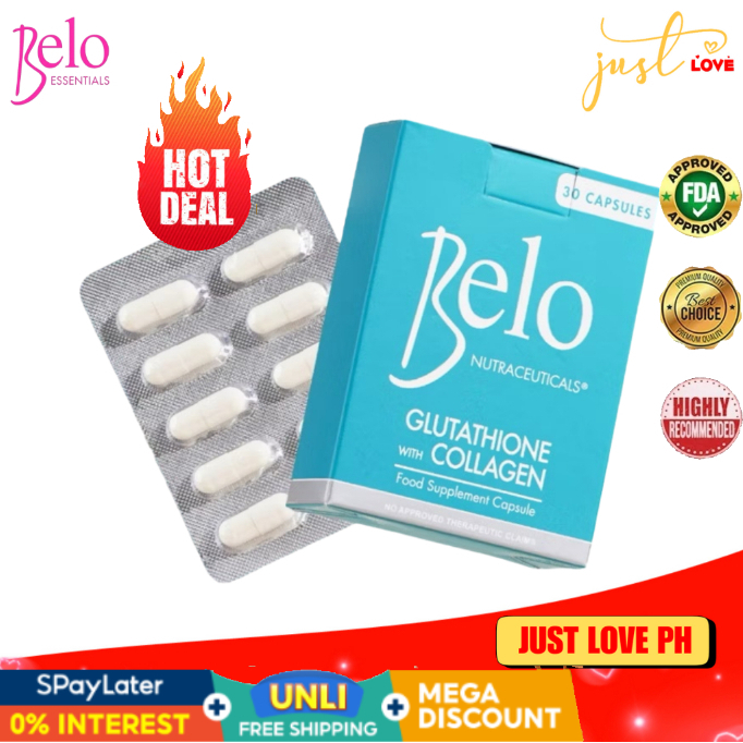 glutathione for sale philippines MEGA SALE] Belo Nutraceuticals Glutathione with Collagen 30 Capsules
