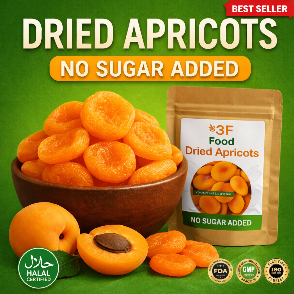 Premium Dried Apricots Seedless Soft-Dried | Natural Sweet Sour Fruit ...