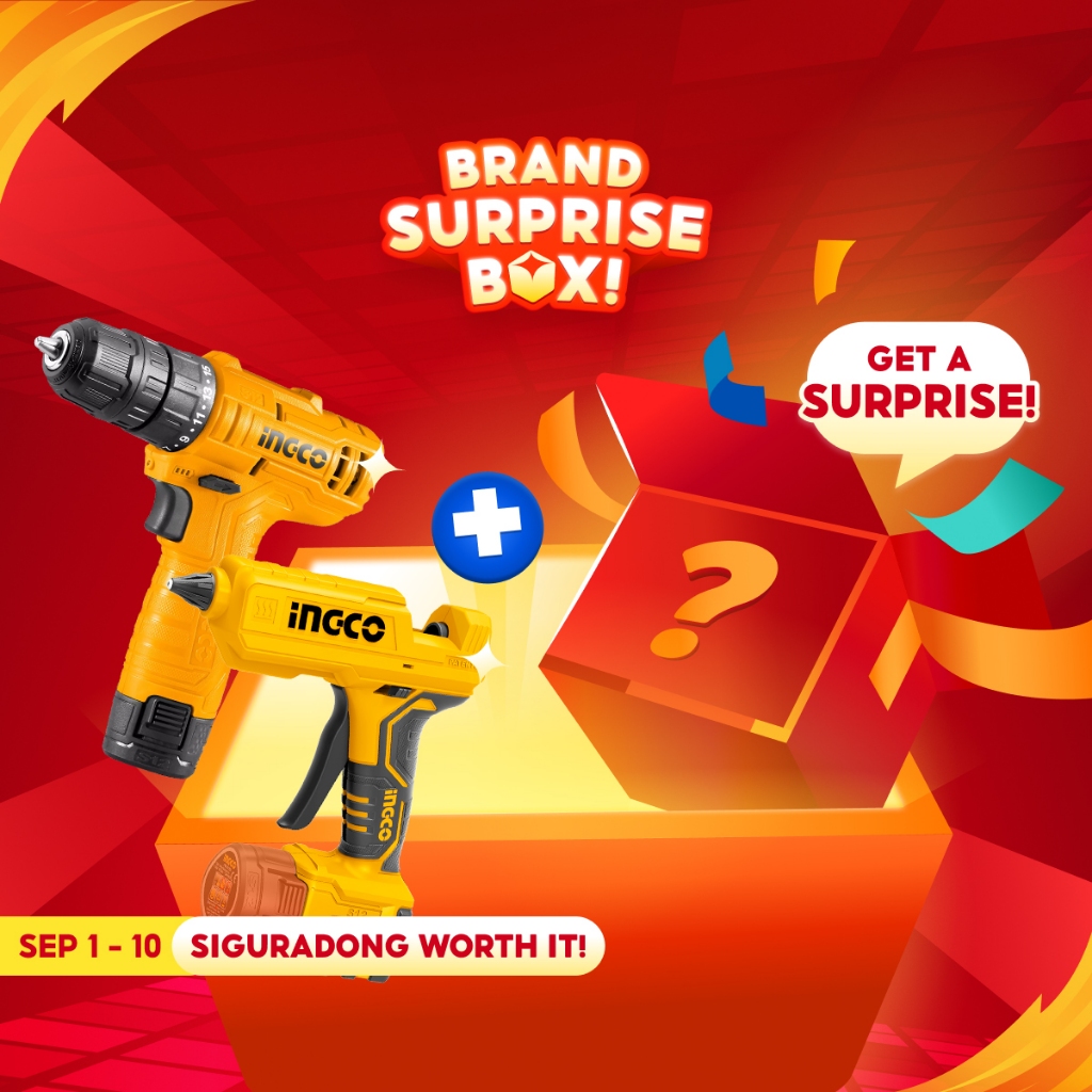 Ingco Brand Surprise Box! x Free Exclusive Stickers | Shopee Philippines