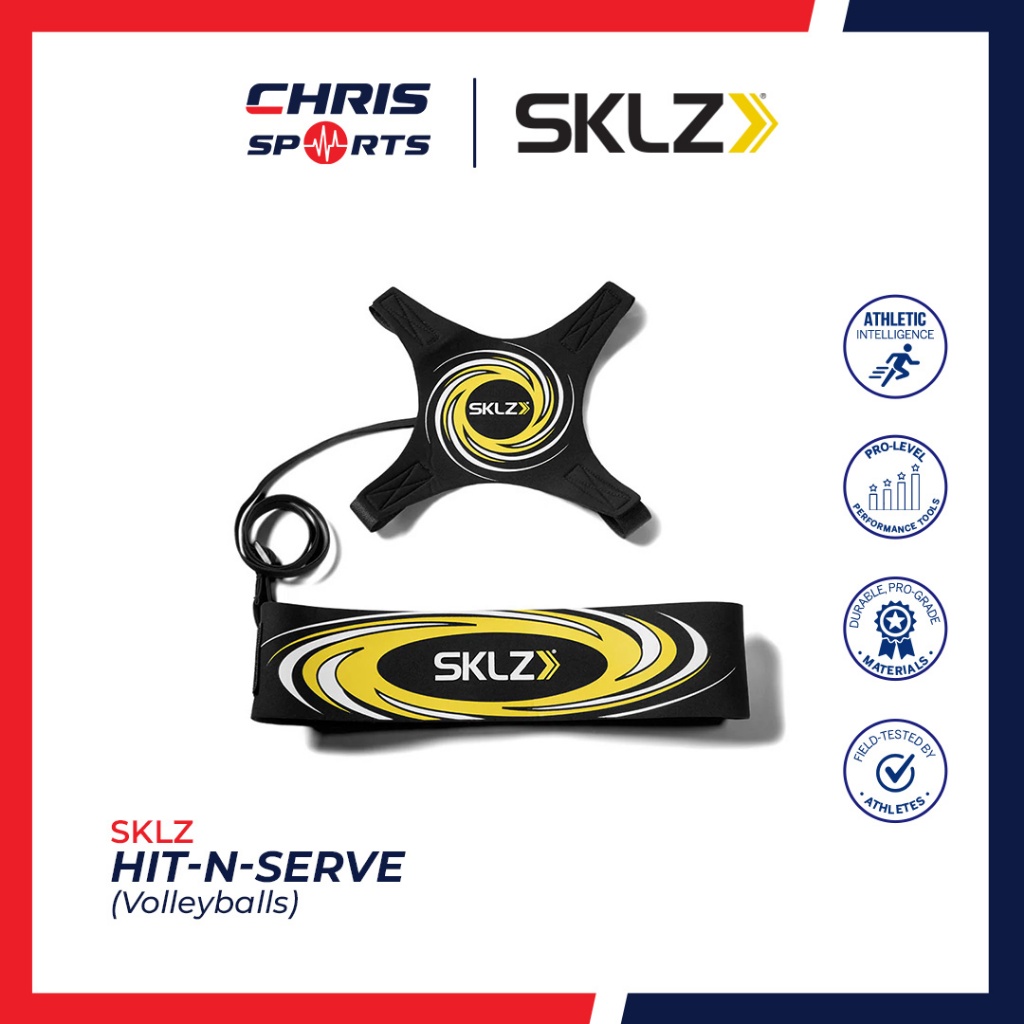SKLZ Hit-N-Serve Entraîneur Service Volleyball Solo - Pratique Sans Partenaire