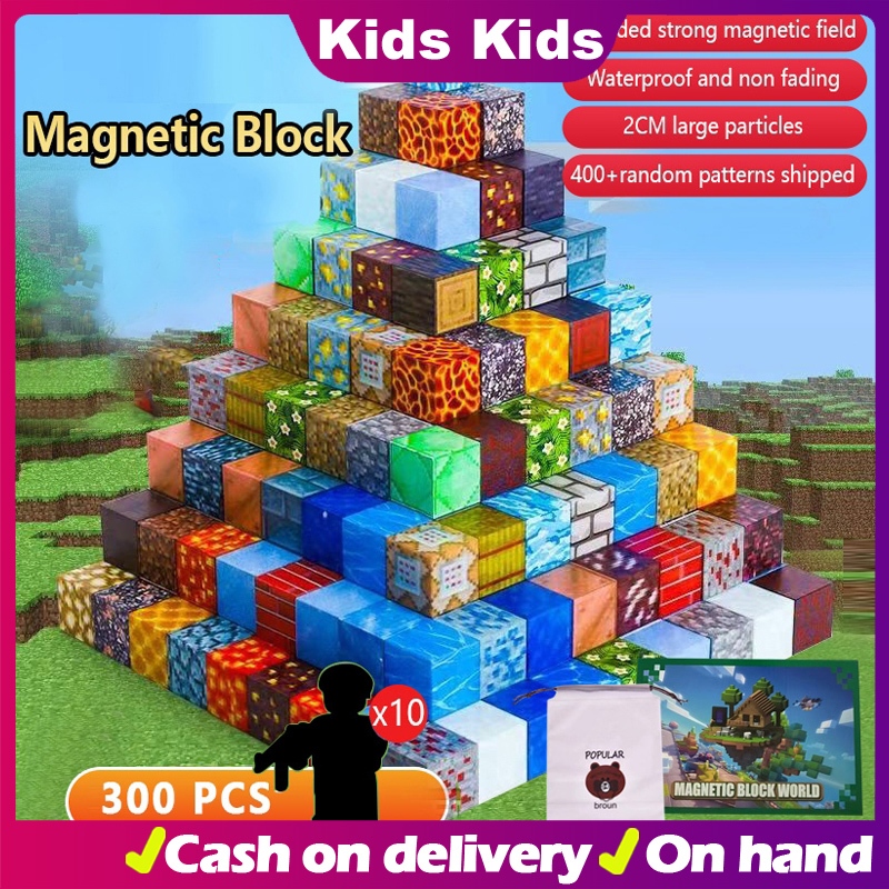 Magnetic Blocks Building Blocks Set Toy For Kids Boys Puzzle Assembly ...