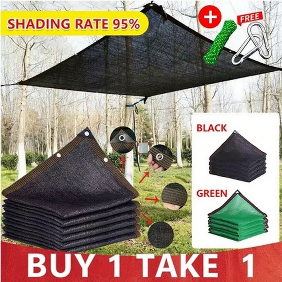 【COD】Sunshade net Anti-UV resistant 98% net sunscreen outdoor ...