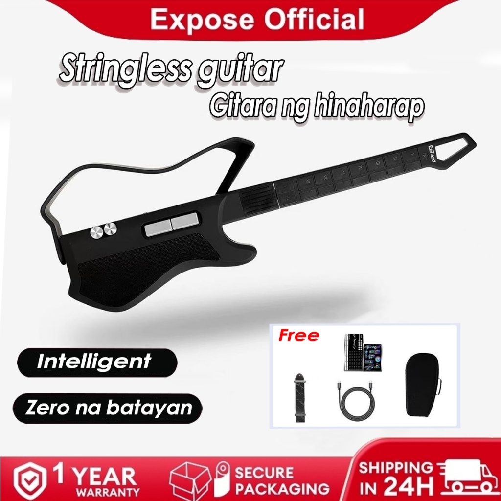 Expose Stringless Guitar Smart Automatic Block Playing Singing Music ...