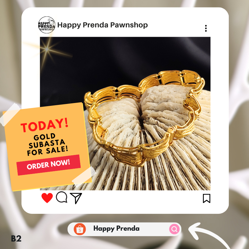 23 karat pure gold bracelet subasta gold happy prenda pawnshop B2 ...