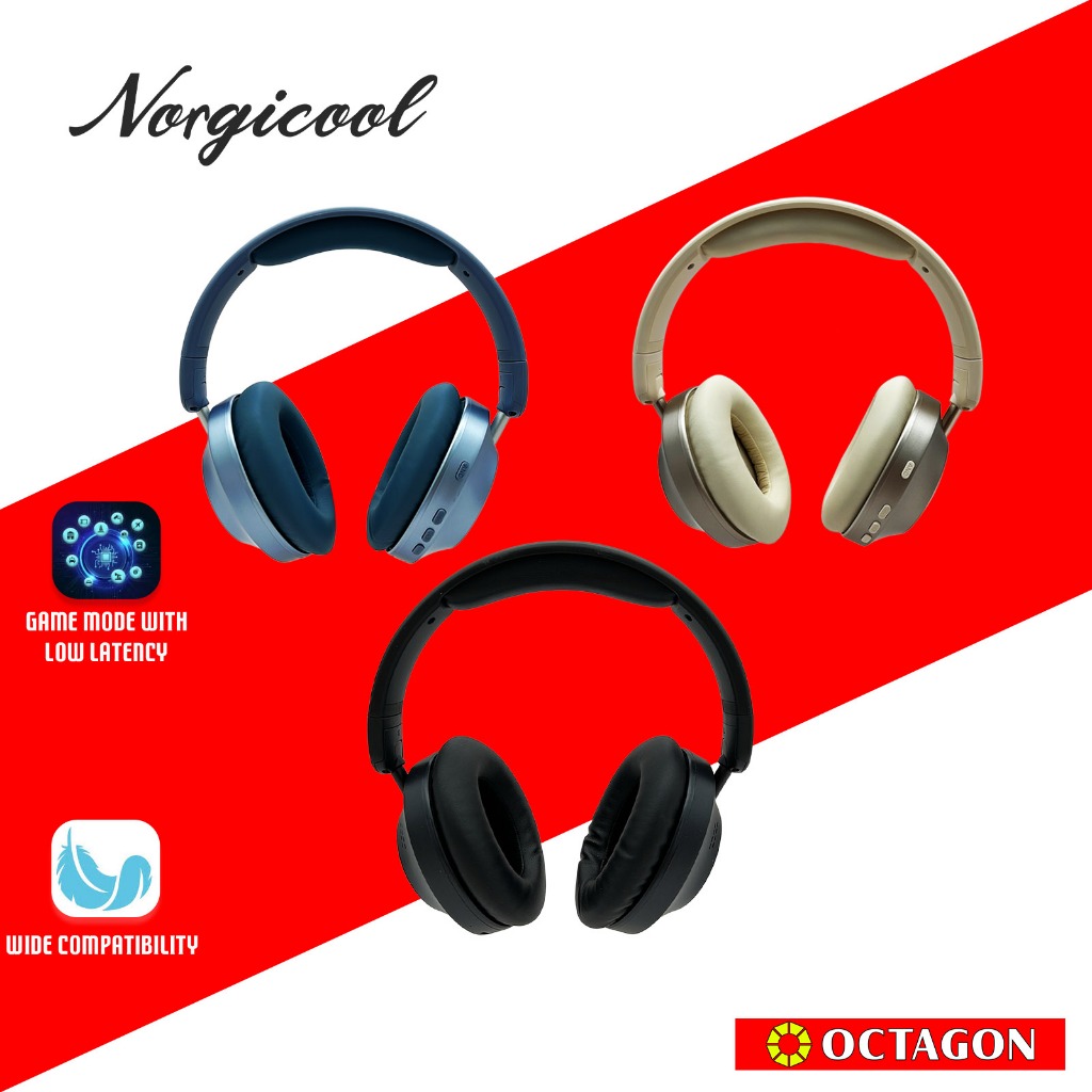 NORGICOOL H6080-BL BT5.4 HEADSET | Shopee Philippines