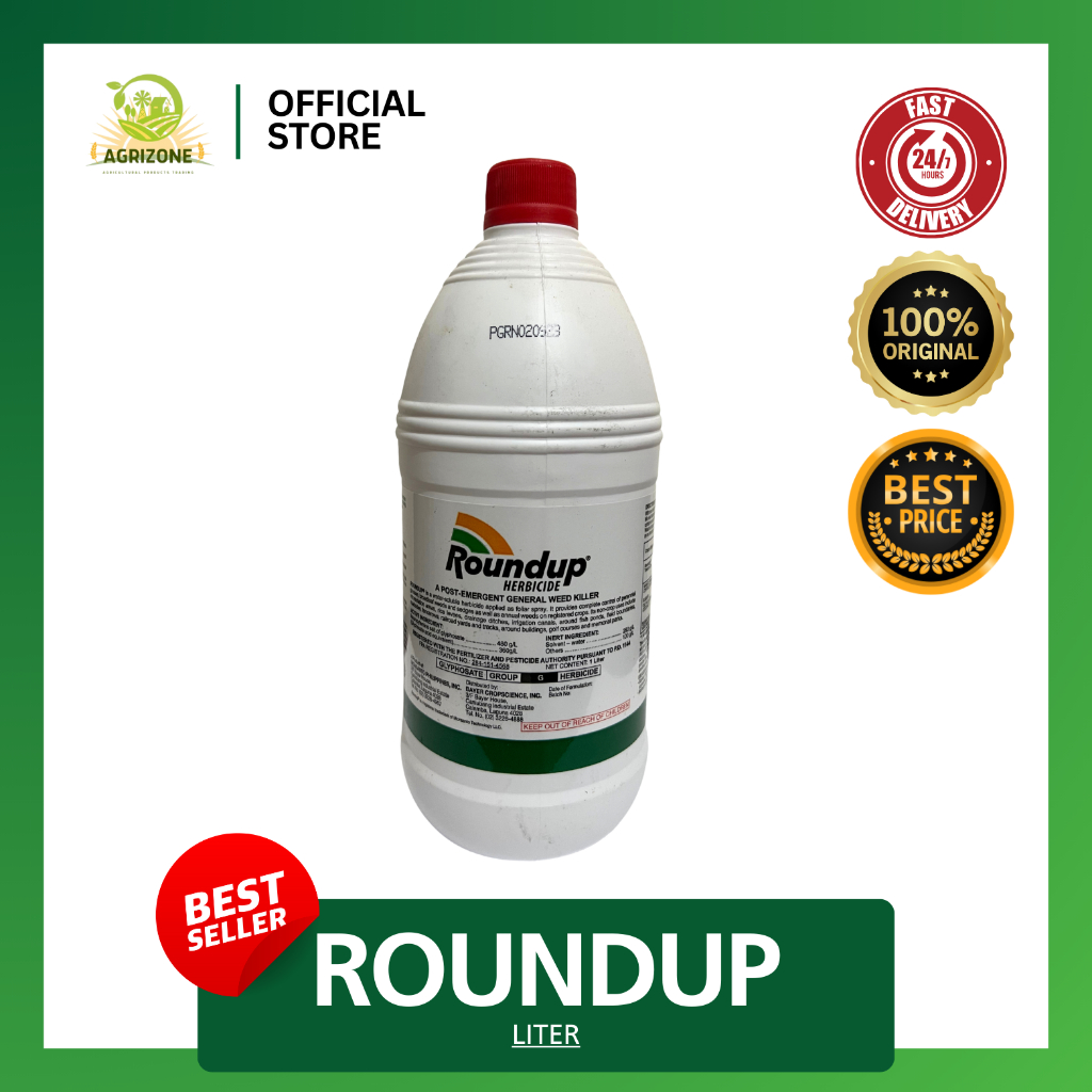 ROUNDUP 1 LITER HERBICIDE BAYER ROUND UP HERBICIDE | Shopee Philippines