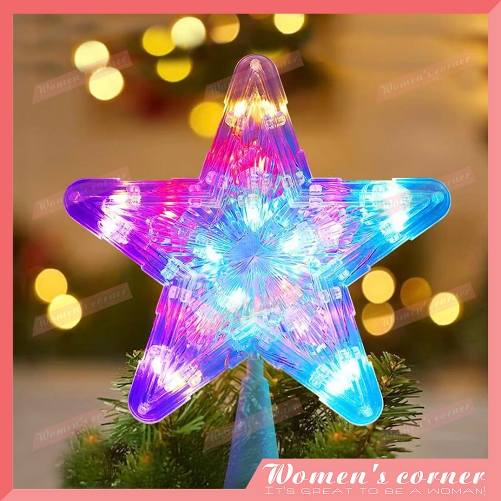 Christmas tree top star Christmas decoration five-pointed star tree top ...